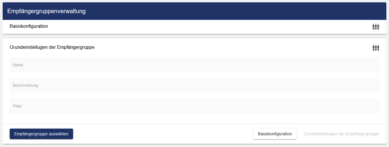 Empfängergruppenverwaltung - Grundeinstellungen.png